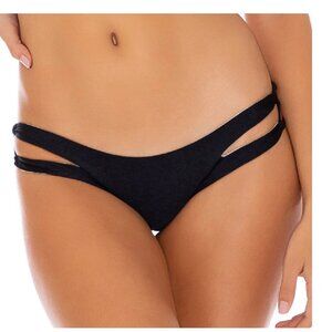 Luli Fama COSITA BUENA Reversible Zig Zag Open Side Bikini Bottom